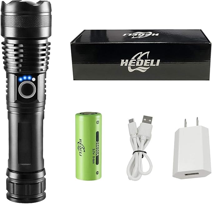 HS522 High Brightness Rechargeable Waterproof High Lumens LED Flashlight